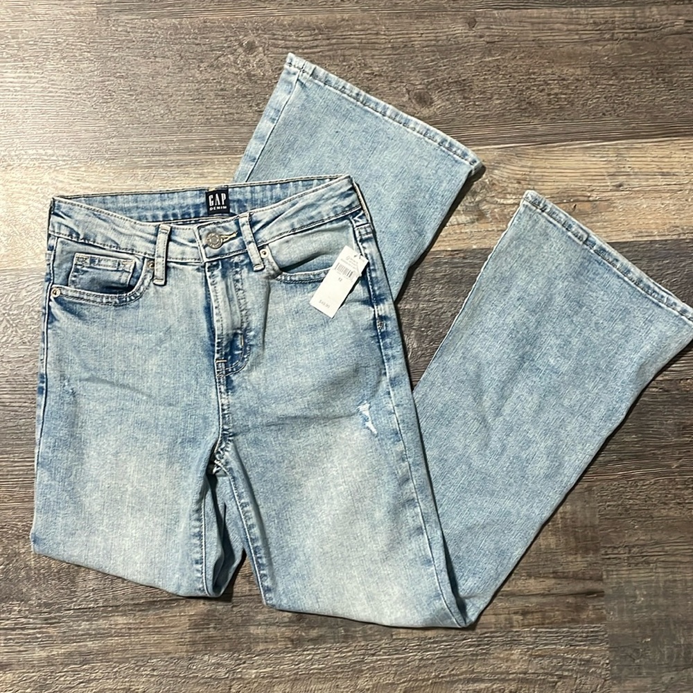 GAP High rise 70s Flare Jeans